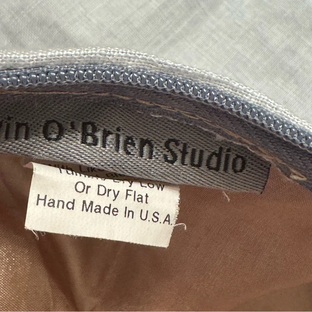 KEVIN O'BRIEN  Studio PILLOW Cover/ Hand Made in USA